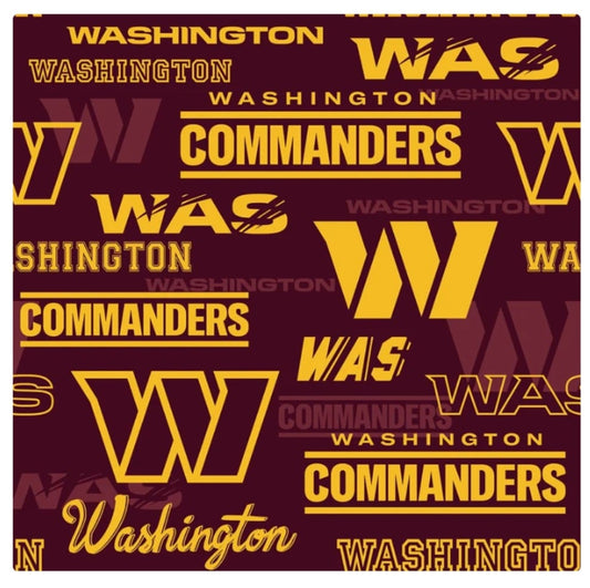 Washington Commanders NFL Football New 2022 design Cotton Fabric