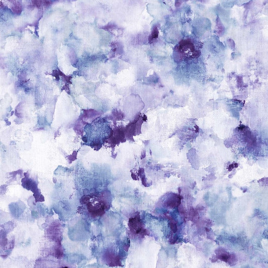 Watercolors 108" Wide Backing Periwinkle Purple Michael Miller Fabrics Cotton Fabric