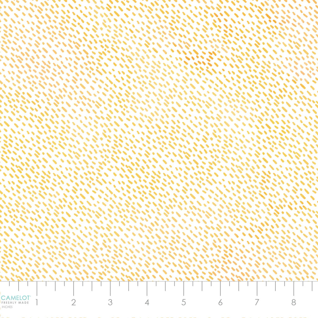 Welcome to our Hive Bee Pollen White Courtney Morgenstern Camelot Cotton Fabric