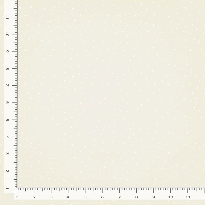 Welcome Winter Dots Ecru Katie Hennagir Timeless Treasures Cotton Fabric TT-KATIE-CD4268-TAUPE