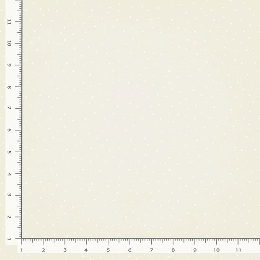Welcome Winter Dots Ecru Katie Hennagir Timeless Treasures Cotton Fabric TT-KATIE-CD4268-TAUPE