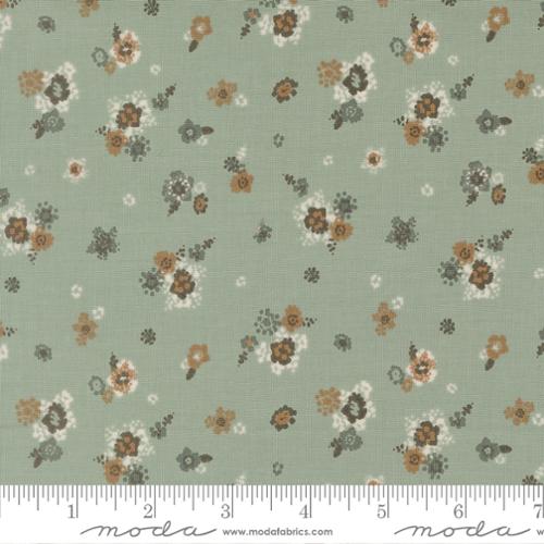 Wellspring Micro Bloom Small Floral Storm Light Blue Stephanie Sliwinski Fancy That Design House Moda Cotton Fabric MD-45675-16