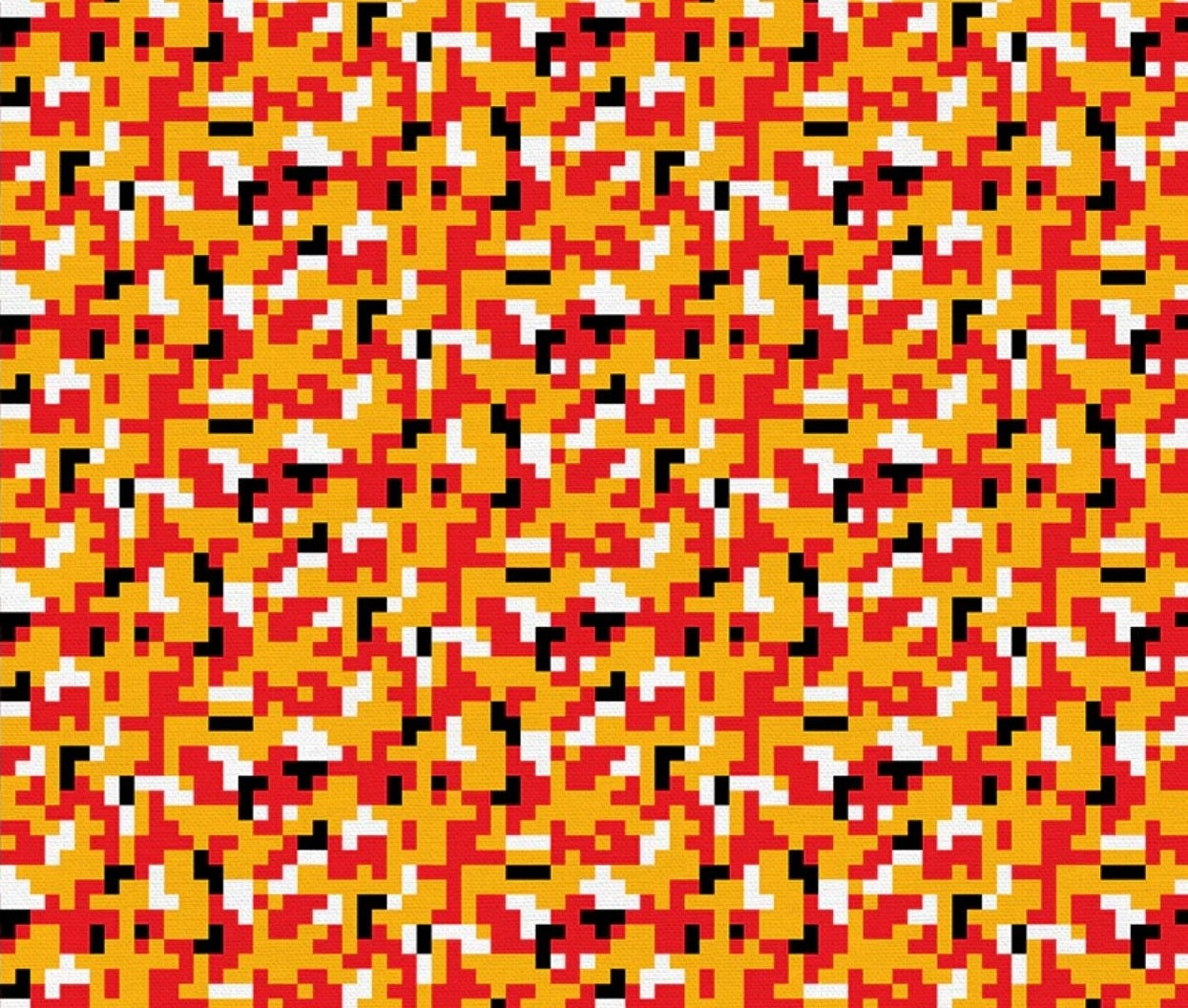 What a Catch Camo Red Gold Paintbrush Studios Cotton Fabric PBS-120-25765