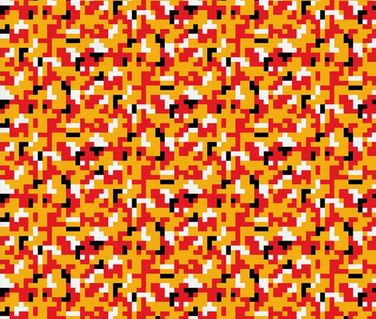 What a Catch Camo Red Gold Paintbrush Studios Cotton Fabric PBS-120-25765