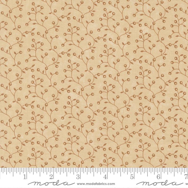 Wheatland Bittersweat Blenders Vines Berry Wheat Tonal Natural Kansas Troubles Quilters Moda Cotton Fabric MD-9796-21