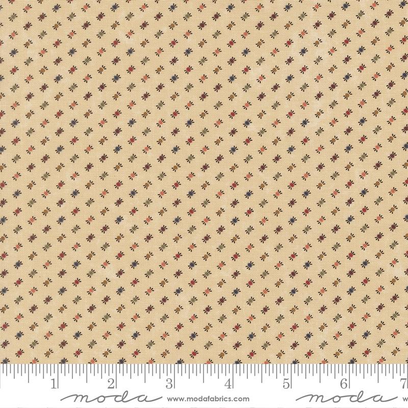 Wheatland Wildflower Seeds Blenders Wheat Natural Kansas Troubles Quilters Moda Cotton Fabric MD-9798-11