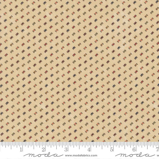 Wheatland Wildflower Seeds Blenders Wheat Natural Kansas Troubles Quilters Moda Cotton Fabric MD-9798-11