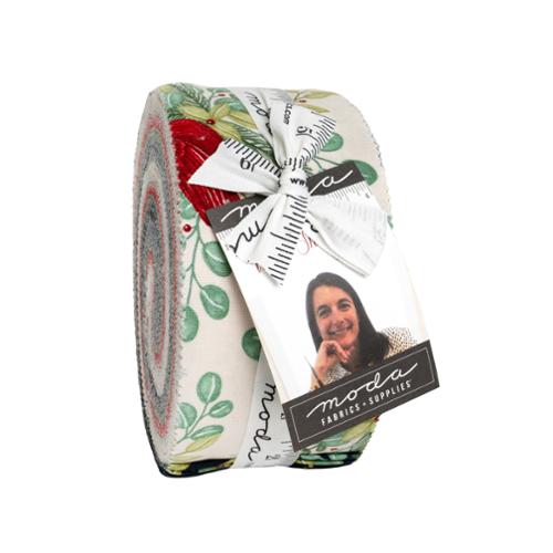 When the Snow Falls 2.5" Strips Jelly Roll 40pcs Deb Strain Moda Fabrics Cotton Fabric MD-56170JR