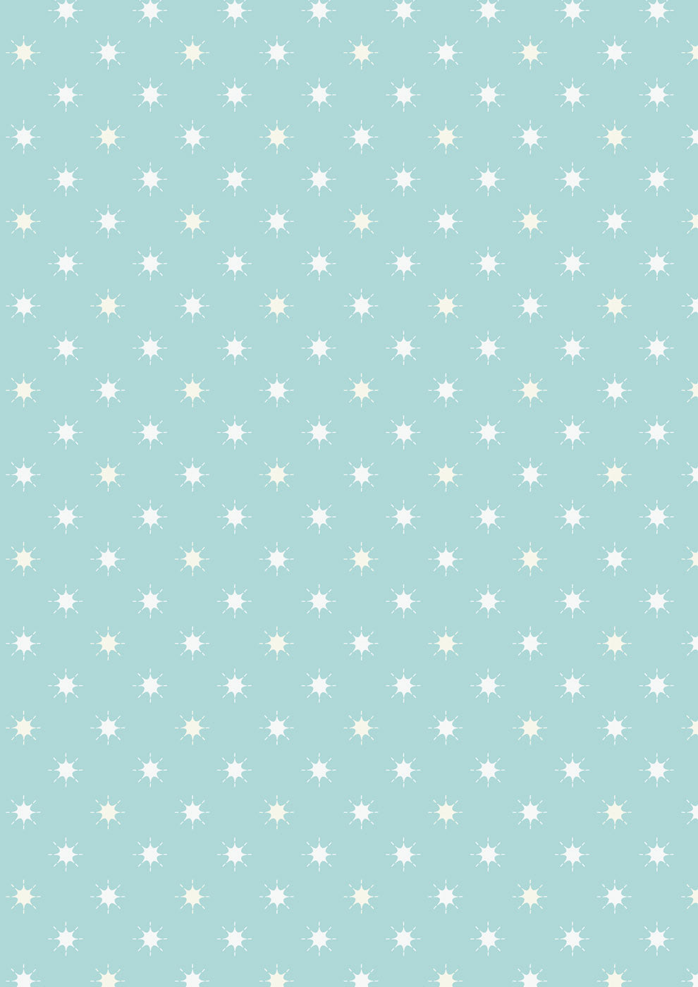 Where the Sky Dances Little Stars Ice Blue with Pearl Lewis and Irene Cotton Fabric LI-L66B