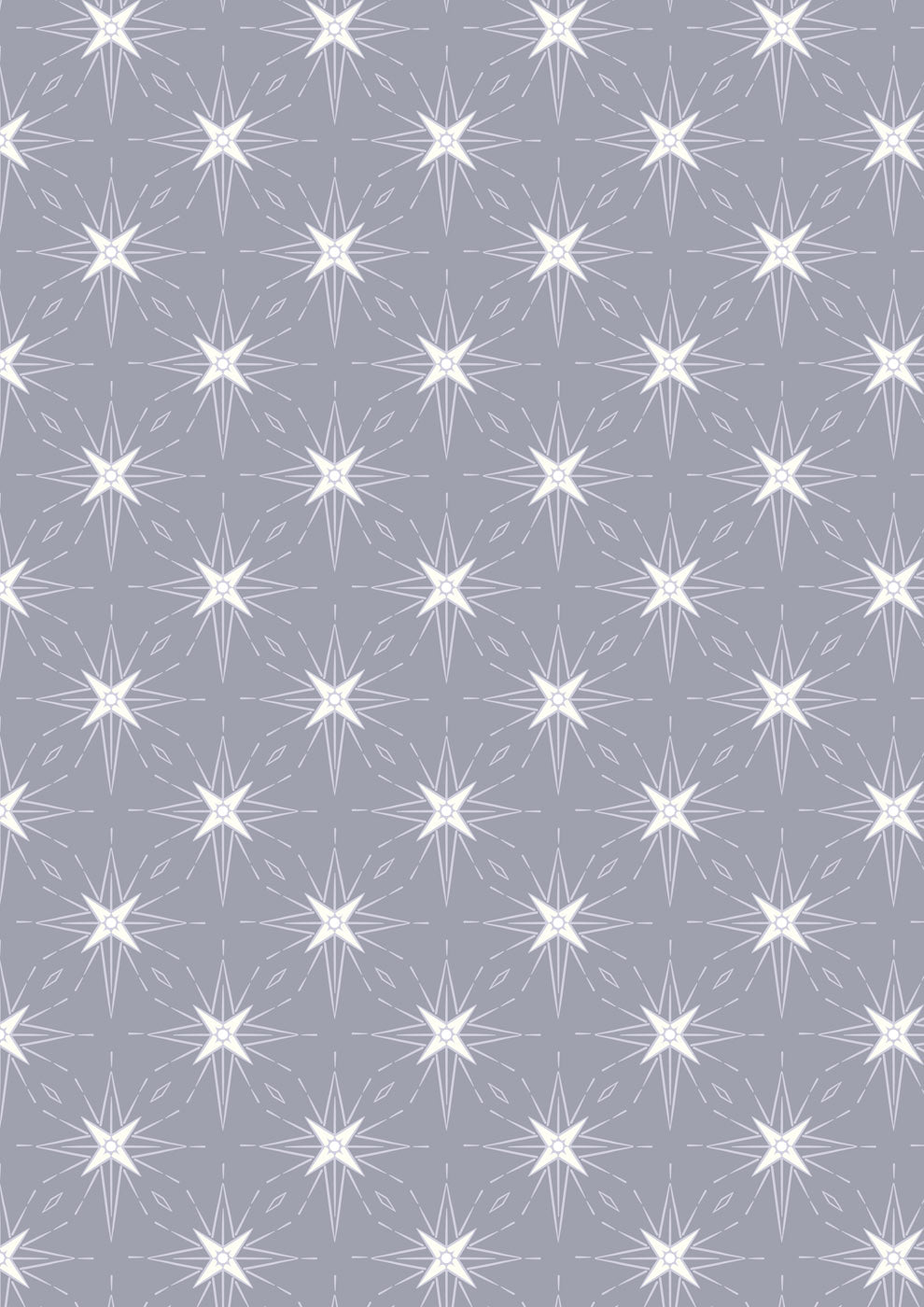 Where the Sky Dances North Star Warm Gray Pearl Lewis and Irene Cotton Fabric LI-L64B