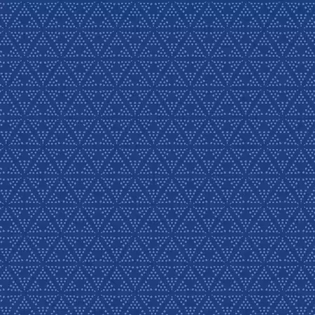 Whimsy II Dotty Triangles Blue Heather Dutton P&B Textiles Cotton Fabric PB-WHM205682-BV