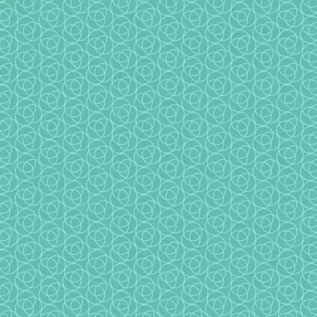 Whimsy II Overlapping Rings Teal Heather Dutton P&B Textiles Cotton Fabric PB-WHM205681-T