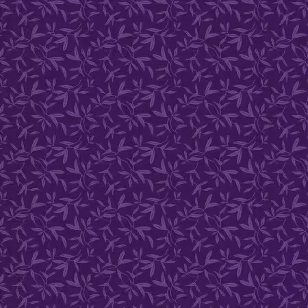 Whimsy II Tossed Sprigs Purple Heather Dutton P&B Textiles Cotton Fabric PB-WHM205686-DC