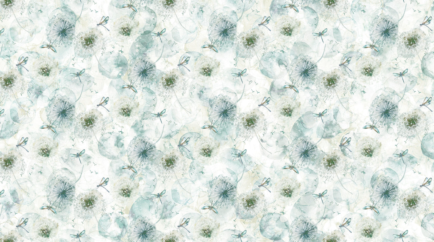 Whisper Open Seed Pods Cream Multi Deborah Edwards and Melanie Samra Northcott Fabrics Cotton Fabric NC-DP28703-11