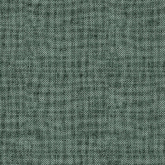 White Linen Christmas Linen Look Texture Pine Green Northcott Cotton Fabric