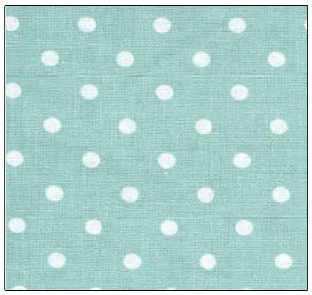 Spa Mint Green White 1/8" Polka Dot Basic Pin Timeless Treasures Cotton Fabric
