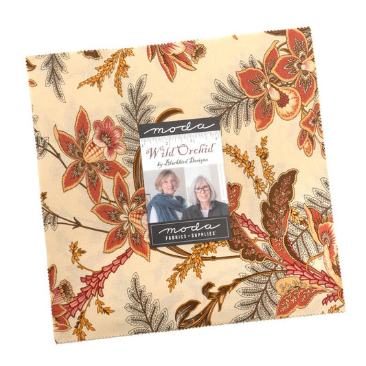 Wild Orchid 10" Squares Layer Cake 42pcs Blackbird Designs Moda Cotton Fabric MD-2770LC