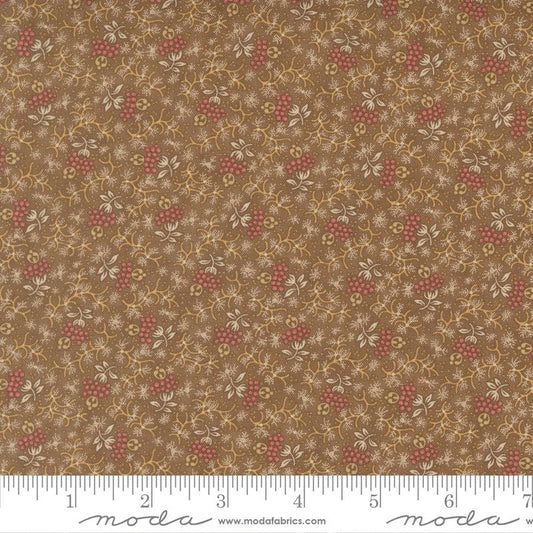 Wild Orchid Floral Misty Earth Blackbird Designs Moda Cotton Fabric MD-2774-12