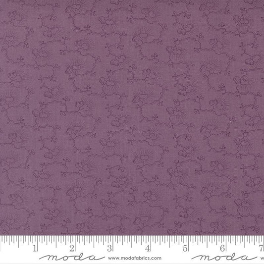 Wild Orchid Tropical Vine Moth Blackbird Designs Moda Cotton Fabric MD-2772-16