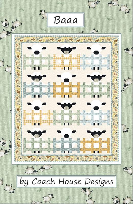 Willows Farm Baaa 38"x49" Quilting Pattern Barb Cherniwchan Coach House Designs