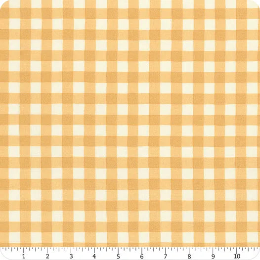 Willows Farm Farm House Gingham Checks and Plaids Sunshine Yellow Deb Strain Moda Fabrics Cotton Fabric