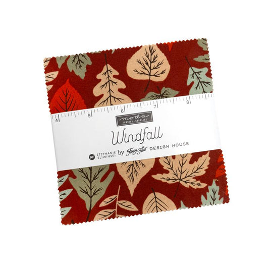 Windfall 5" Squares Charm Pack 42 pcs Fancy That Design House Moda Cotton Fabric MD-45650PP