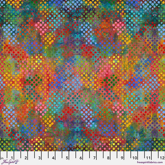 Wings of Wonder Pebbles Multi Sue Penn Free Spirit Cotton Fabric FS-PWSP118.MULTI