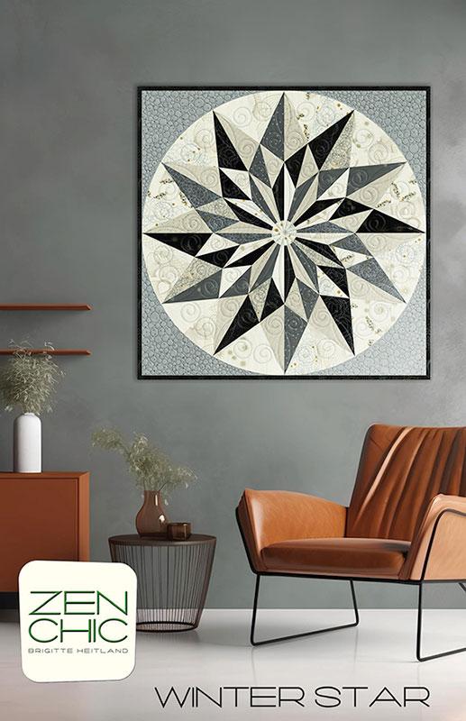Winter Star G Quilt Pattern Brigitte Heitland Zen Chic