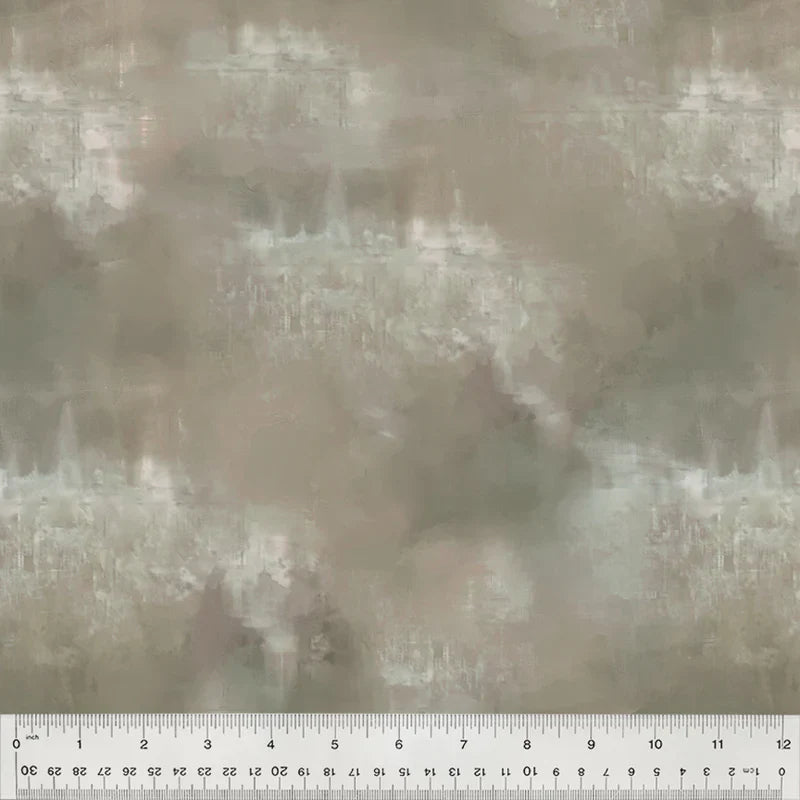 Winter Whisper Drift Stone Whistler Studios Windham Fabrics Cotton Fabric WF-54683-7