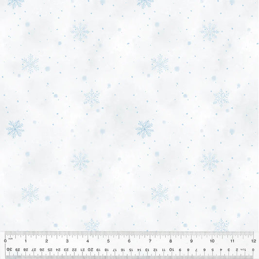 Winter Whisper Flurries Ice Whistler Studios Windham Fabrics Cotton Fabric WF-54682-5