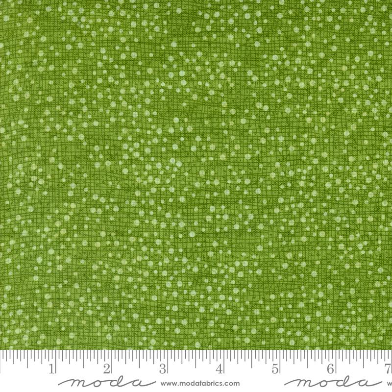 Thatched Winterly Dotty Dots Texture Grass Green Rob Pickens Moda Cotton Fabric