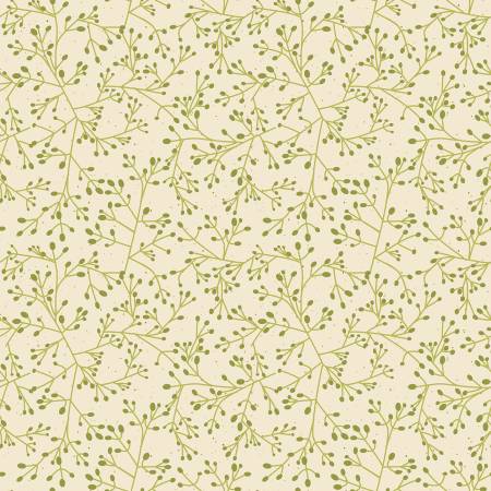 Wishflower Tallium Tangle Lime Rachel Rossi Benartex Cotton Fabric BE-16695-43