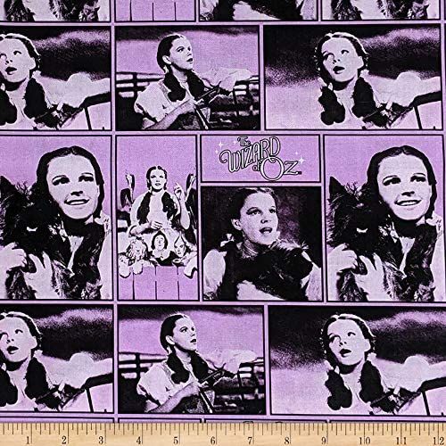 Wizard of the Oz Dorothy Purple Camelot Cotton Fabric