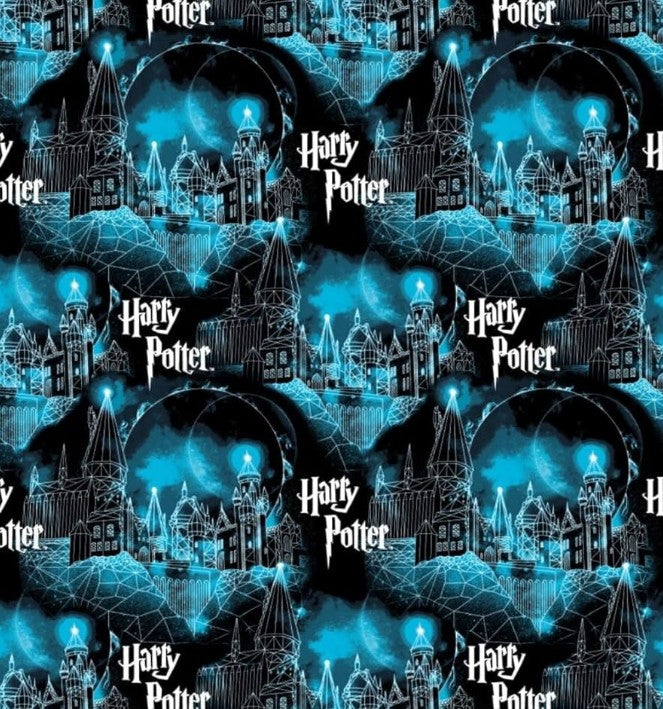 Harry Potter Hogwarts Moon Black Camelot Fabrics Cotton Fabric CF-23800167JAS