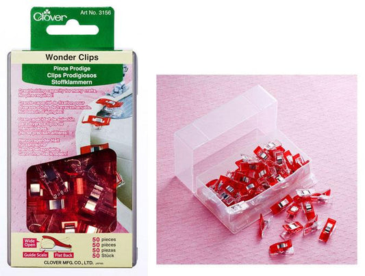 Wonder Clips 50ct Clover Needlecraft