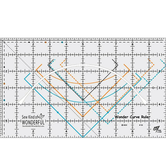 Wonder Curve 6'' x 10''  Ruler Sew Kind Of Wonder SKW-93