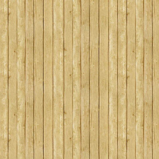 Wood Grain Plank Blond Oak Landscape Medley Elizabeth's Studio Cotton Fabric