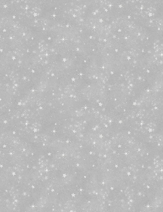 Woodland Gifts Stars the Sky Gray Makiko Wilmington Prints Cotton Fabric