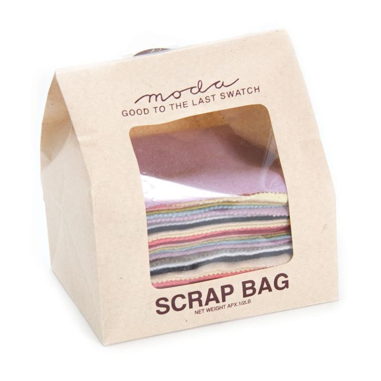 Wool Scrap Bag Precuts 1/2 lb Moda Cotton Fabric