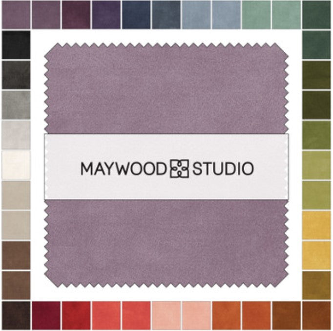 Woolies Flannel Color Wash 5" Squares Bonnie Sullivan Maywood Cotton FLANNEL Fabric
