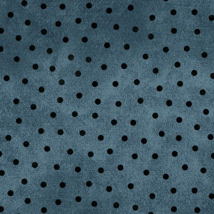 Woolies FLANNEL Polka Dots Blue Bonnie Sullivan Maywood Studio Cotton Flannel Fabric MS-MASF18506-B