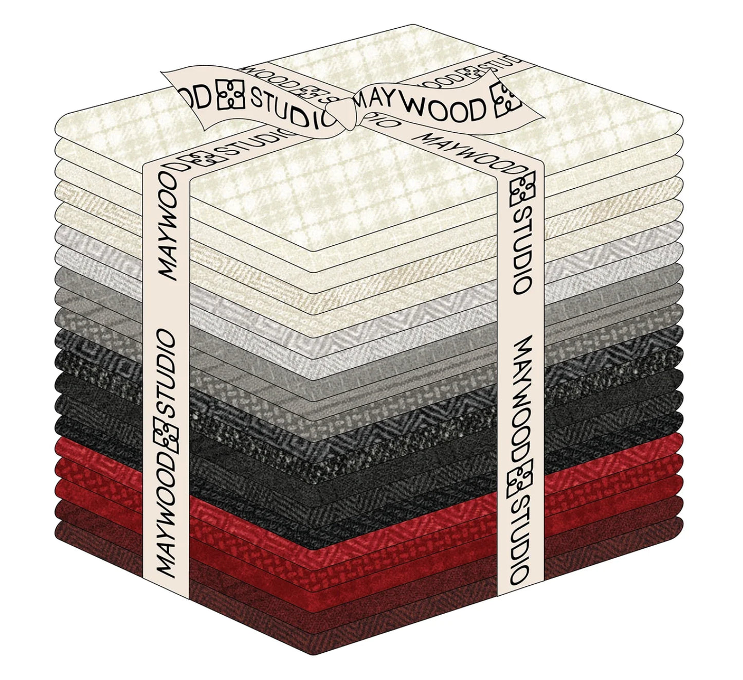 Woolies Flannel Winterberries Fat Quarter Bundle 18"x21" 20pcs Bonnie Sullivan Maywood Studio Cotton Flannel Fabric MS-FQ-MASWOF-WINT