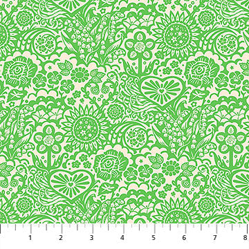 Yesterday Little Heaven Verdant Juliana Horner Northcott Cotton Fabric NC-AMT156-73C