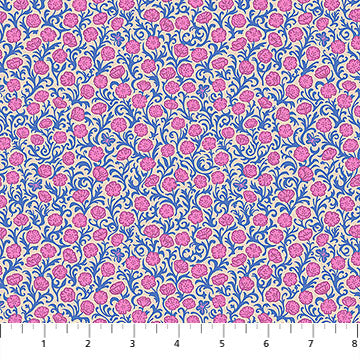 Yesterday Poppies Prairie Juliana Horner Northcott Cotton Fabric NC-AMT158-28C | US Fabric Shop