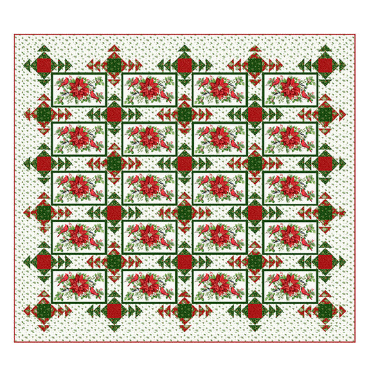 Yuletide Traditions Christmas Geese Quilting Pattern Patti's Patchwork Northcott