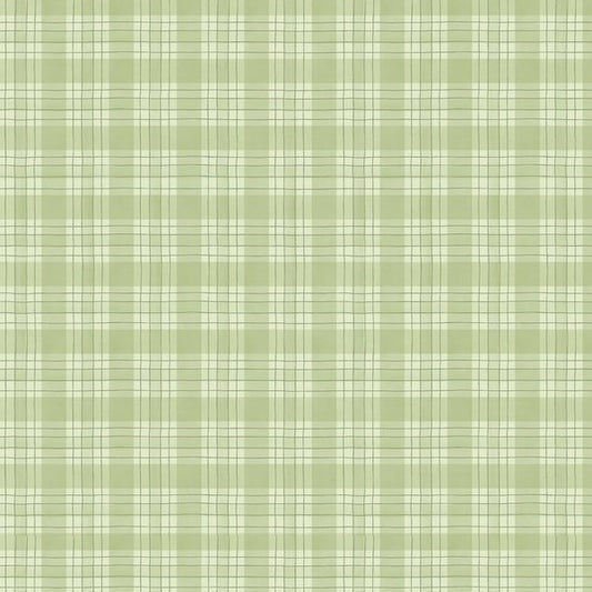 Zest Life Plaid Green Cynthia Coulter Wilmington Prints Cotton Fabric