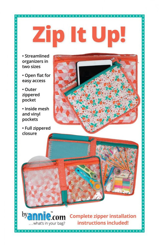 Zip It Up! Bag Patern By Annie's
