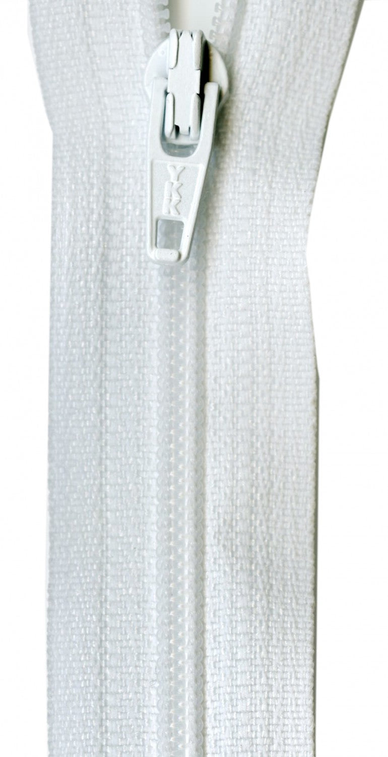 Ziplon Coil Zipper 14'' White YKK YKK-ZIP14-501