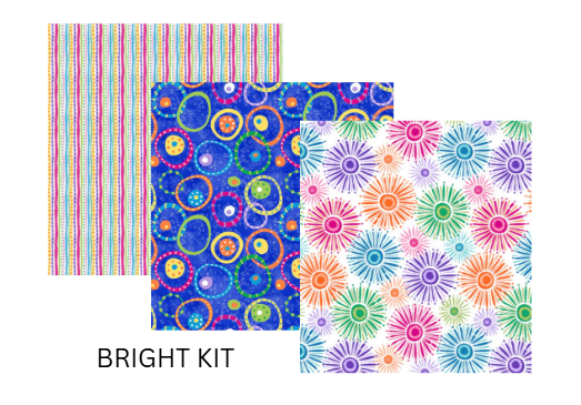 Clam Up Bags Kit - Make 3 or 4 bags - Sewing with Kristene