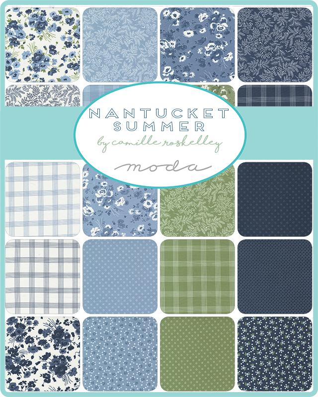 Nantucket Summer 10" Squares Layer Cake 42pcs Camille Roskelley Moda Cotton Fabric MD-55260LC